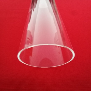 Tuyau d'eau en <span class=keywords><strong>verre</strong></span> borosilicate <span class=keywords><strong>fondu</strong></span> transparent de grand diamètre résistant à la chaleur, personnalisé et coloré, prix au kg en Chine - Product Image 3