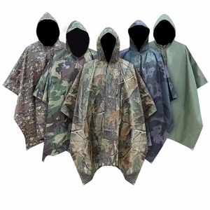 Usine personnalisée <span class=keywords><strong>de</strong></span> haute qualité en plein air imperméable à capuche cape <span class=keywords><strong>de</strong></span> <span class=keywords><strong>pluie</strong></span> hommes femmes polyester poncho randonnée travail logo décoration - Product Image 3