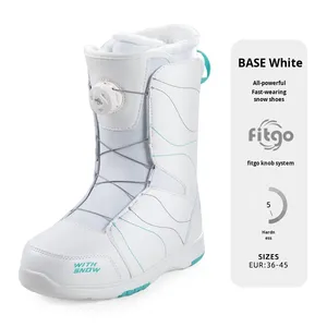 Chaussures <span class=keywords><strong>de</strong></span> snowboard et bottes <span class=keywords><strong>de</strong></span> <span class=keywords><strong>ski</strong></span> unisexes Boucle <span class=keywords><strong>en</strong></span> acier à dégagement rapide Absorption des chocs Doublure <span class=keywords><strong>en</strong></span> peau <span class=keywords><strong>de</strong></span> mouton Mousse EVA Caoutchouc - Product Image 3