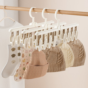 Hanging Closet Organizer With Multiple <b>Hooks</b> For Clothing Storage Wardrobe Use - Product Image 1