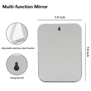 Soporte Plegable Portátil de Viaje CF de 8 Pulgadas 90 ° Espejo de Maquillaje Giratorio Ajustable para Colgar en la Pared, para Ducha y Afeitado - Product Image 2