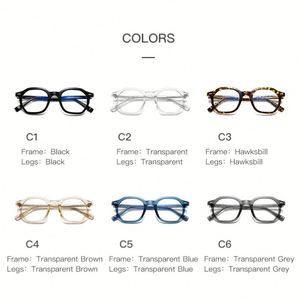 Gafas de Protección Contra la Luz Azul TR90 Retro Personalizadas 2025, Protección Contra la Radiación, Transparentes, Cuadradas, para Hombre y Mujer, Gafas de Computadora para Mujer - Product Image 5