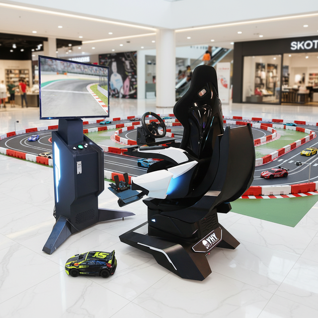 3 DOF Motion Driving Sim Car Racing Game AR Real Scene Racing Simulator Chair for Indoor Commercial Amusement Park