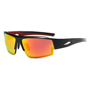 Lunettes de cyclisme, lunettes de soleil de sport, protection UV400, monture en PC, lentilles noires, type 3, pare-soleil pour hommes, randonnée en plein air - Product Image 4