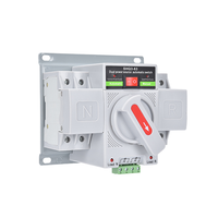 Commutateur de transfert ATS industriel monophasé 230V 10kA 125A sur rail DIN pour générateur 2P PMQ2-125