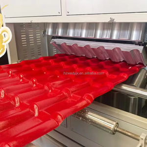 Machine d'extrusion de profilés pour tôles de toiture en plastique composite ASA PVC ondulé - Product Image 1