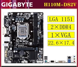 H110M Motherboard New LGA1151 Dual <b>DDR4</b> 32GB <b>RAM</b> Micro-ATX Desktop 6th 7th Generation Gaming Chipset GigaByte H110 Motherboard - Product Image 4
