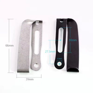 Clip Multifuncional Universal de Acero Inoxidable con Ranuras para Cinturón, Hebilla de Sujeción, Funda Táctica para Caza, Soporte de Montaje 6x - Product Image 3