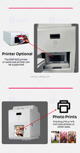 Perfección para fiestas pequeñas: cabina de fotos DSLR vintage con soporte de trípode e impresora, alquila o compra para tu evento - Product Image 4