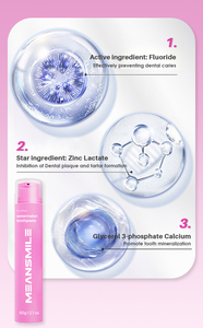 Dentifrice naturel végétalien et sans sucre Vente en gros OEM favorable 30g /60g /80g Format de voyage Dentifrice aromatisé aux fruits - Product Image 6