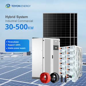 Sistema de Energía Solar Híbrido Todo en Uno Conectado a la Red con Controlador MPPT y Batería de Iones de Litio para Negocios 30kW 50kW 100kW TY-10kW- - Product Image 3