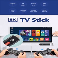 Console de jeu TV double système, boîte de jeu, jeux 3D, lecteur vidéo MP4, mémoire sans fil de 64 Go pour jeux d'arcade rétro
