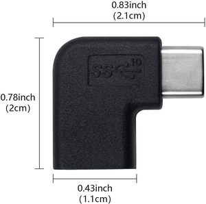 Dajiang OEM Tùy Chỉnh <span class=keywords><strong>USB</strong></span> C Adapter 90 Độ Bên Phải Trái Góc Độ <span class=keywords><strong>USB</strong></span> 3.1 Loại C Nam Nữ Mở Rộng Cho Máy Tính Xách Tay Điện Thoại Di Động - Product Image 4