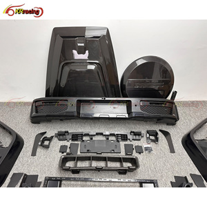 Kit de Carrocería Estilo B PP con Capó y Alerón de Fibra de Carbono Seca para Mercedes Benz Clase G W465 G63 G Wagon <span class=keywords><strong>AMG</strong></span> G500 G550 2019-2025 2026 - Product Image 6