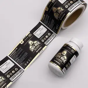 Personalized Adhesive Bottle Label Sticker Roll for Custom Packaging Solutions