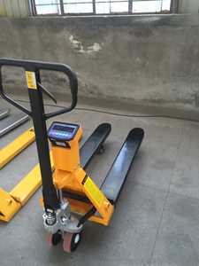 Gran oferta de transpaletas manuales con báscula de pesaje 0.01% de precisión para un manejo fácil y un pesaje preciso - Product Image 2