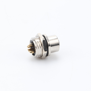 Conector de automatización M8 M12 M16 M23 7/8 Tornillo a B D Código 3P 4P 5P 6P 8P Sensor impermeable Conector recto derecho de metal - Product Image 4