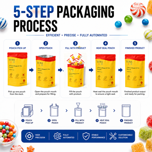 Automatic <strong>Oat</strong> Flakes Oatmeal Pouch with <strong>Sachet</strong> Packing Machine for Whole Grain Granola Muesli Packaging Machine Secondary Packet - Product Image 2