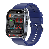 Montre connectée intelligente ET572 avec écran TFT de 2,0 pouces, fonction de réponse aux questions par IA GPT, cadran IA, ECG, appel d'urgence SOS, soins à distance, montre connectée de santé