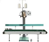 Machine d'emballage semi-automatique pour aliments composés en poudre (10-50 kg), additifs minéraux, ensacheuse à vis sans fin pour sacs à bouche ouverte