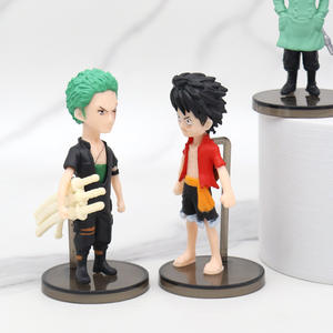 Gran Oferta 6 unids/set <span class=keywords><strong>figuras</strong></span> de dibujos animados japoneses <span class=keywords><strong>One</strong></span> Pieces Anime Luffy Sanji Zoro Ace figura PVC figura de acción - Product Image 2