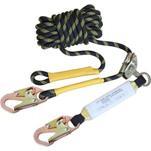 Corde de sécurité statique en polyester double tressé, peu extensible, pour équipement d'escalade et protection contre les chutes - Product Image 4