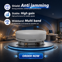 Antenne GNSS anti-brouillage JT SJAJ-8-B1-3 avec triple/double brouilleur, rapport S/J 95 dB, support de base 3 bandes