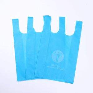 Bolsa de Tela Ecológica Biodegradable para Camisetas, con Asa Larga, Color y Logotipo Personalizados, Reciclable, Impresa con Serigrafía, para Compras - Product Image 5