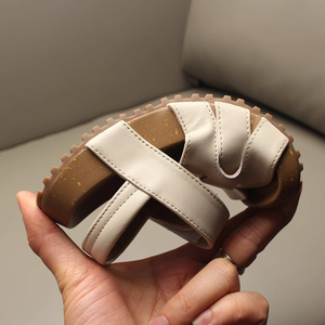 Summer Outdoor Cork Slippers Design Child Size 26-36 Student Beach Sandals <b>Clogs</b> Shoes for Boy and Girl - Product Image 6