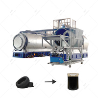 Usine de pyrolyse de pneus de haute précision, distillation continue d'huile usagée en diesel, ligne de production de processus de pyrolyse de pneus