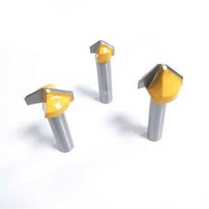 Yingba เครื่องตัด ACP 90องศา ACM คาร์ไบด์เราเตอร์บิตร่อง V สำหรับเครื่องตัดอลูมิเนียม - Product Image 6