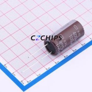 Condensador Electrolítico de Aluminio de Montaje Pasante EKXL401ELL101ML30S, D16xL30mm 100uF 20% 400V 720mA-100kHz - Product Image 1