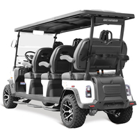 Voiturette de golf électrique Denago 2025, nouvelle conception chinoise, 5 kW, 6 places, batterie au lithium 48 V, utilitaire, haute qualité