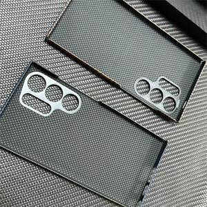 เคสโทรศัพท์หรูคาร์บอนไฟเบอร์แท้แบบใหม่สำหรับ Samsung, เคส <span class=keywords><strong>S23</strong></span> S24 S25อัลตร้าอะรามิดสำหรับเคฟลาร์ดีไซน์บางและเบามาก - Product Image 5