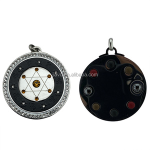 Pendentif quantique à énergie scalaire en matériau volcanique, technologie japonaise avec pierre à infrarouge lointain - Product Image 5
