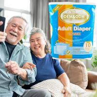 Couches jetables pour adultes : Noyau absorbant épais, feuille arrière respirante, anti-fuites pour personnes âgées et patients alités