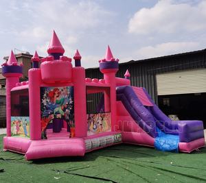 La <span class=keywords><strong>Princesa</strong></span> <span class=keywords><strong>castillo</strong></span> inflable de calidad sirena <span class=keywords><strong>Castillo</strong></span> 0 combo gorila - Product Image 1