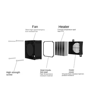Ventilateur de refroidissement d'incubateur de prix usine avec le <span class=keywords><strong>chauffage</strong></span> pour des utilisations multiples de circulation de canard de poulet d'autruche d'oie - Product Image 5