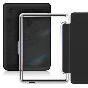 <span class=keywords><strong>Kobo</strong></span> <span class=keywords><strong>Clara</strong></span> Couleur BW 2024 <span class=keywords><strong>2E</strong></span> Étui Auto Sleep PU Cuir Couverture Magnétique pour 6 ''EReaders N367 N365 N506 Transparent Acrylique Cas - Product Image 1