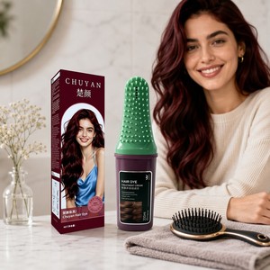 Tinte Permanente para el Cabello en Crema Color Borgoña 200ml con Aplicador de Peine, Venta al Por Mayor, Logotipo Personalizado OEM - Product Image 4