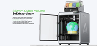 Imprimante 3D automatique K2 Plus pour usage domestique, filament PLA, impression de bureau haute vitesse avec nivellement automatique et contrôle de la température