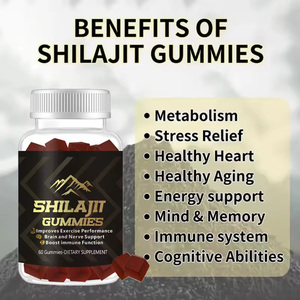 Gomitas <span class=keywords><strong>de</strong></span> SHILAJIT que Apoyan el Rendimiento en el Ejercicio, <span class=keywords><strong>la</strong></span> Función Cerebral y Nerviosa, y <span class=keywords><strong>la</strong></span> Inmunidad con <span class=keywords><strong>Ashwagandha</strong></span> y Vitaminas - Product Image 3