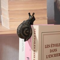 Statue d'escargot vintage en bronze, miniature en résine, ornement animal pour la décoration de jardin, support pour pot de fleurs et vase, idéal pour mariage