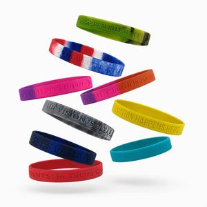 Pulsera de Silicona con Logotipo Personalizado, Pulsera de Silicona al por Mayor para Promociones - Product Image 1