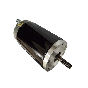 Motor de CC con escobillas de imán permanente Dp-1201h 12V con montaje de brida para equipos agrícolas de elevación y arranque - Product Image 4