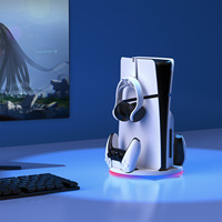 Nouveau chargeur de quai de contrôleur P5 double chargeur rapide pour Console P5 câble ABS mince console de jeu privée