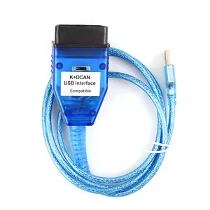 Para BMW K DCAN Switch OBDII Cable de diagnóstico K DCAN interfaz USB Ediabas K D CAN OBD2 escáner de diagnóstico FT232RL - Product Image 1
