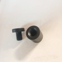 WALRON WAF-1919-BK Professional Manufacture Black Sign Standoff 19x19mm Fully Threaded Outdoor Aluminum Anodized Sign Fasteners