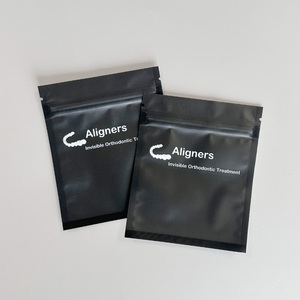 Sacs d'emballage orthodontique dentaire personnalisés à fermeture éclair, transparents, refermables, en plastique, avec fermeture à glissière sur 3 côtés pour aligneurs dentaires - Product Image 5