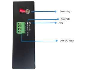 Công nghiệp Lớp 8 10 cổng 1000Mbps PoE + mạng chuyển đổi Gigabit không được quản lý 1GB SFP Din-Rail PoE chuyển đổi cho máy ảnh - Product Image 5